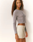Adeanne Cardigan in Grey Melange