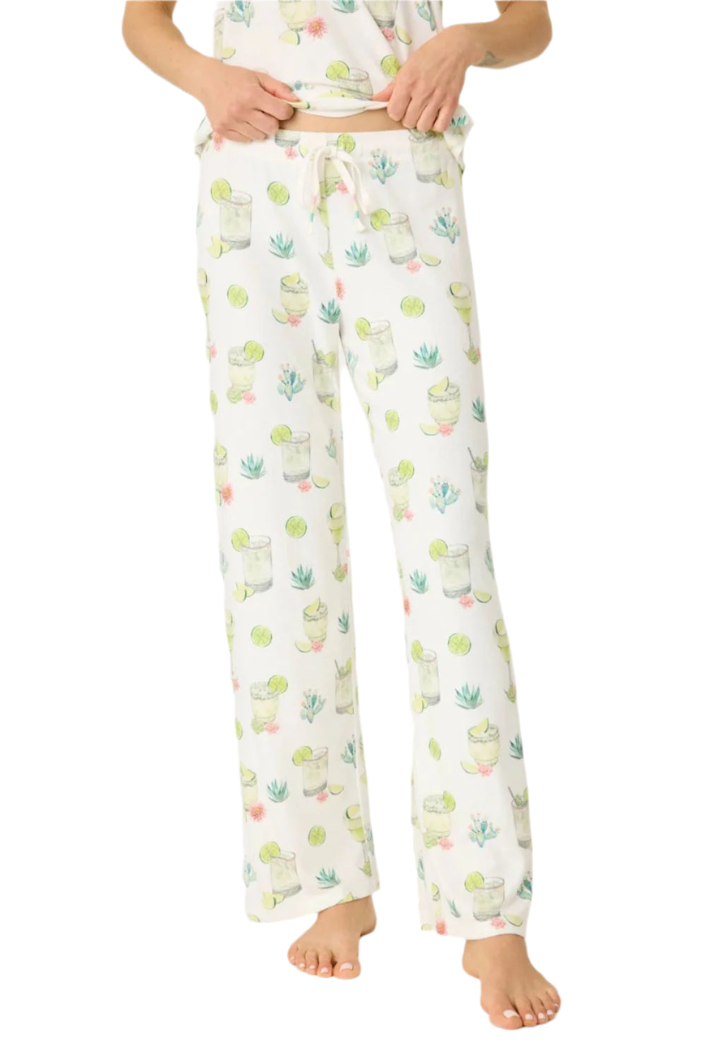 Lime Sunshine Long PJ Set
