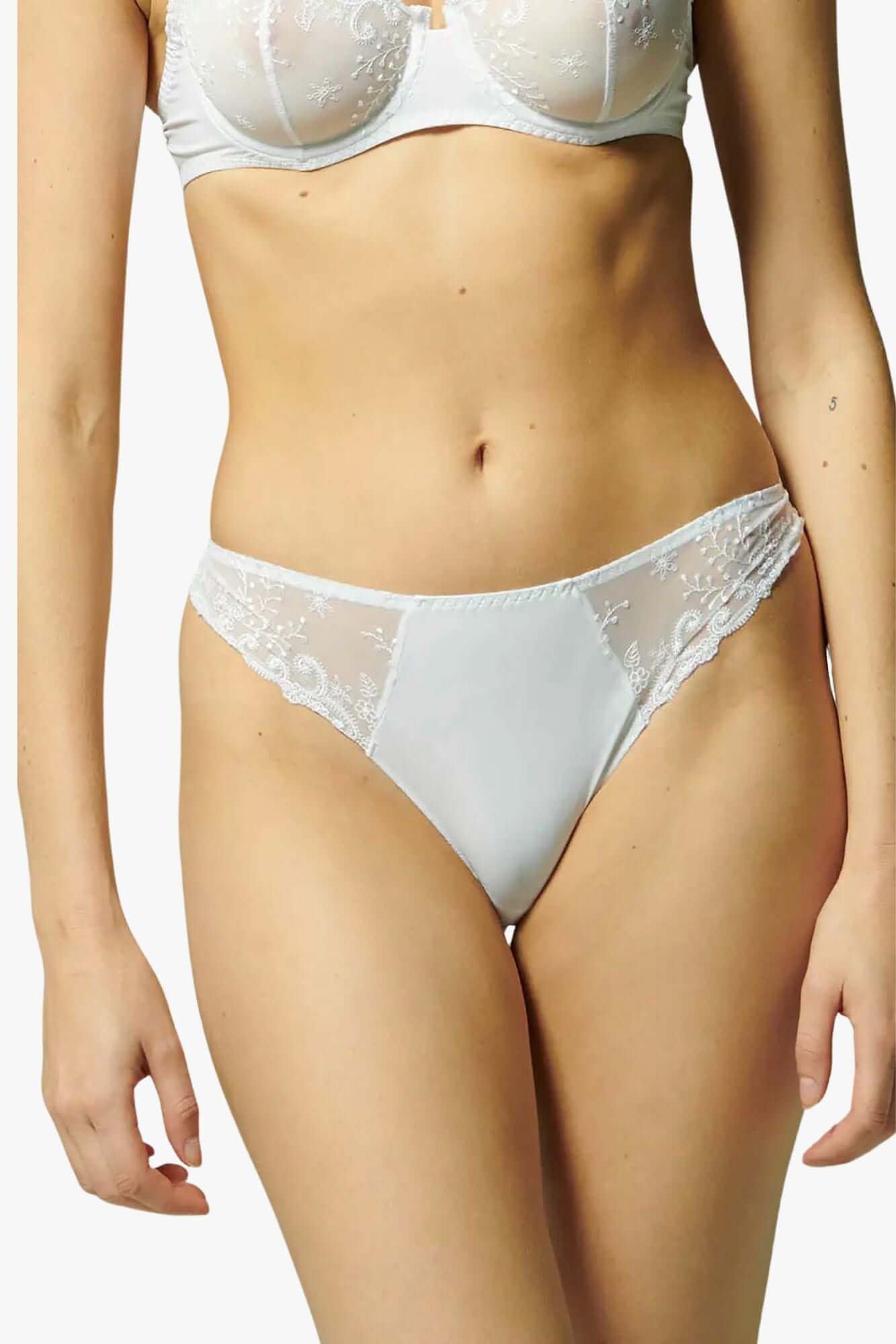 Delice Thong in White