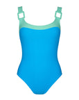 Mira Round Neck Silent Underwire in Turquoise/Seagreen