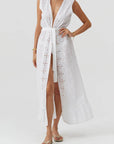 Marta Maxi Dress in White