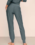 Long Sleeve Pullover and Jogger Set in Stone Blue