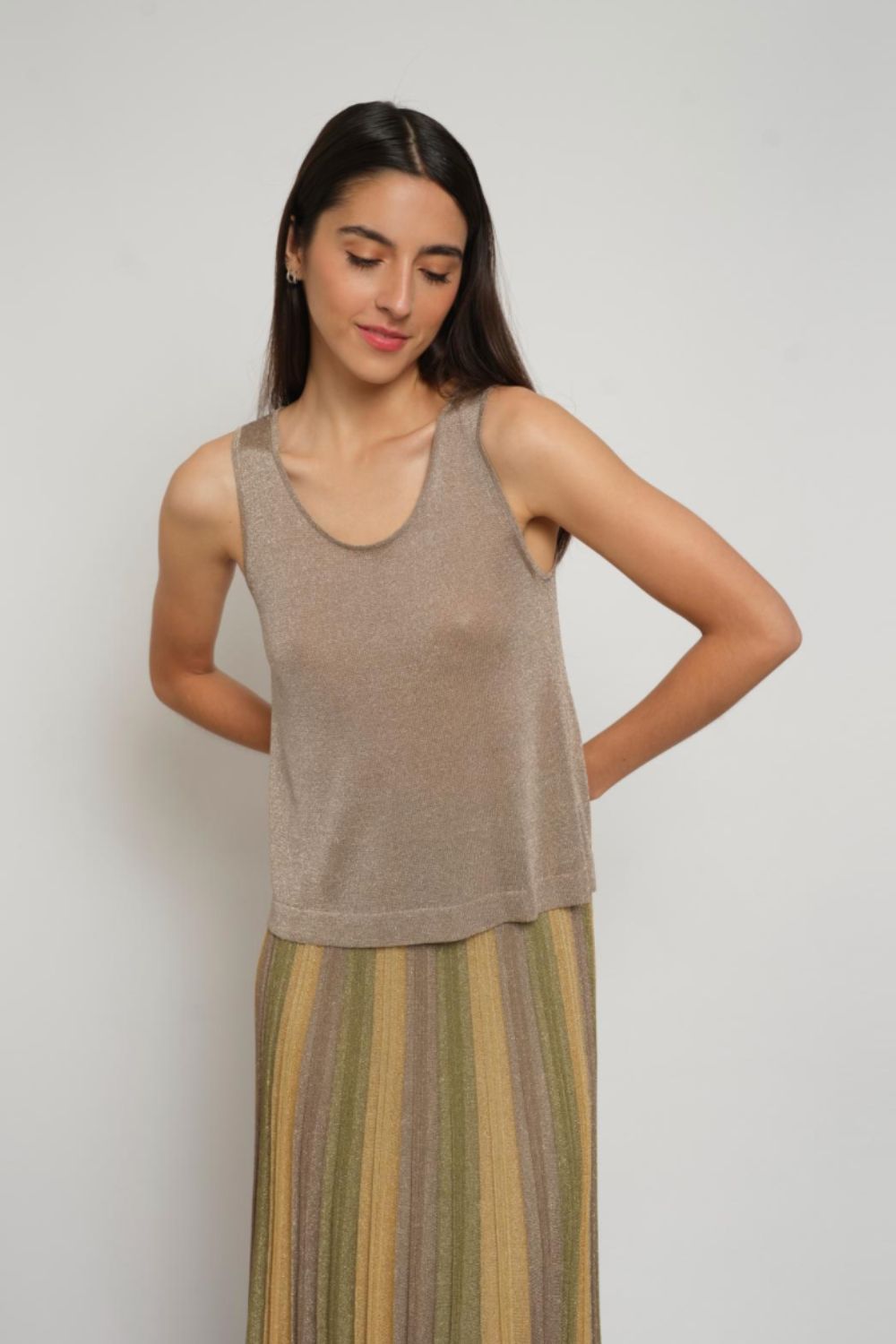 Gala Tank Top in April Moon