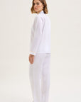 Essentiel Long Pj Set in Blanc