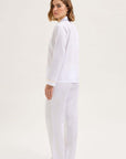 Essentiel Long Pj Set in Blanc