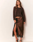 Bellman Pullover in Chocolate Brown
