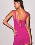 Bandage Dress in Wild Pink