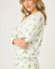 Lime Sunshine Long PJ Set