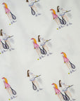 Jolene Tennis Print Long PJ Set