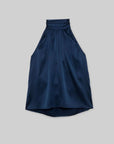 Halterneck Silk Top