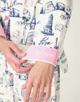 Bon Voyage Flannel Long PJ Set