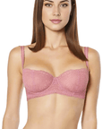Allegra Balconette Bra in Raspberry Meringue