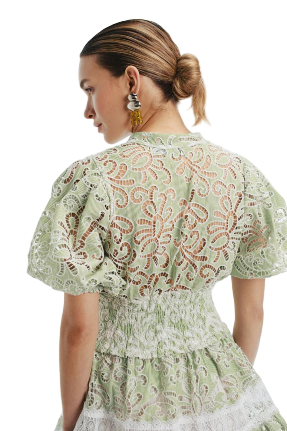 Marion Mini Dress in Green