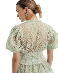 Marion Mini Dress in Green