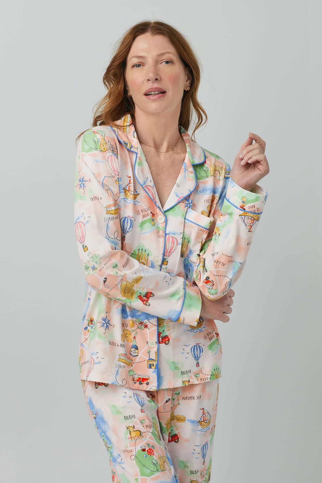 Wanderlust Long Sleeve Stretch Stretch Jersey