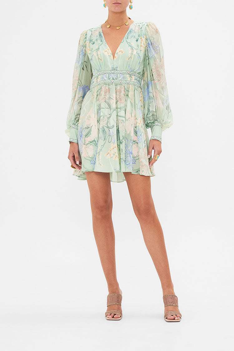 Camilla blouson sleeve wrap dress online