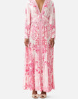 Kimono Sleeve Dress in Livin La Vida Rosa