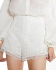 Haizie Shorts in White