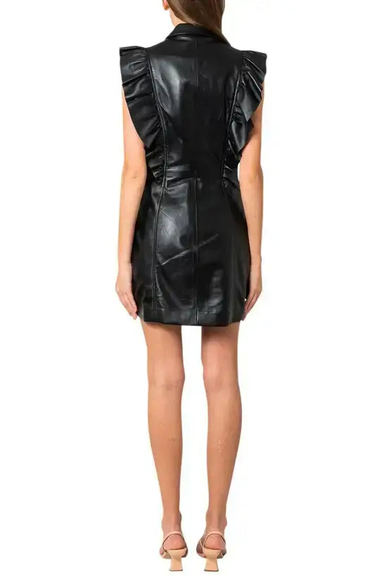Custom Made Kobane Leather Dress Custom Made Kobane Leather Dress