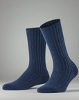 Cosy Wool Ribbed Glitter Boot Socks