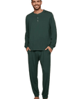 Henry Men's Long PJ Set in Pine