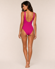 Smart V-Neck One Piece in Primrose