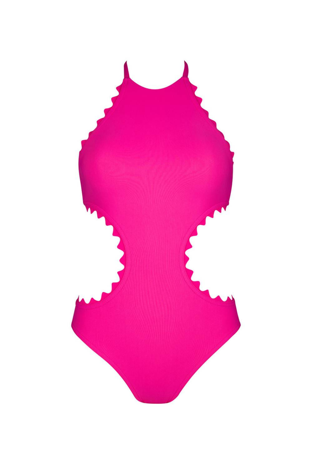 Ines Halter Monokini with Ties & Clasp in Primrose
