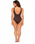 Karla Colletto 209-570 in Chocolate: studio model back