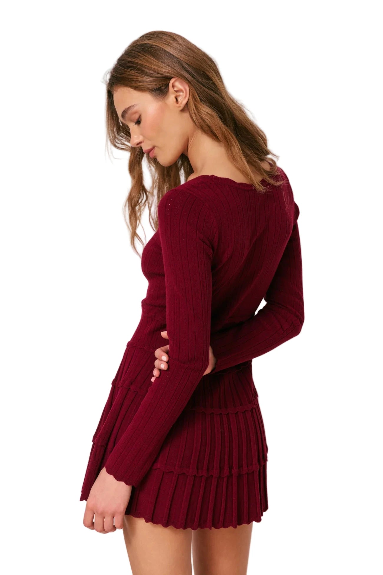 Lavender Dress in Spiced Berry