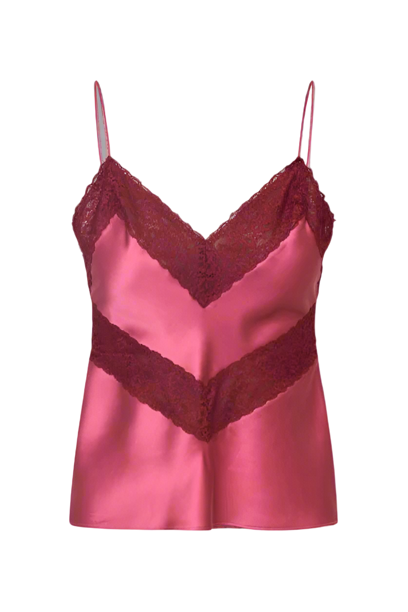Brimsley Top in Deep Rose