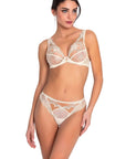 Princesse Iris Glam Triangle Bra in Ecru Nacre