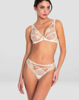 Princesse Iris Glam Triangle Bra in Ecru Nacre