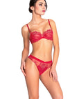 Source Beaute Demi Cup Bra in Hibiscus
