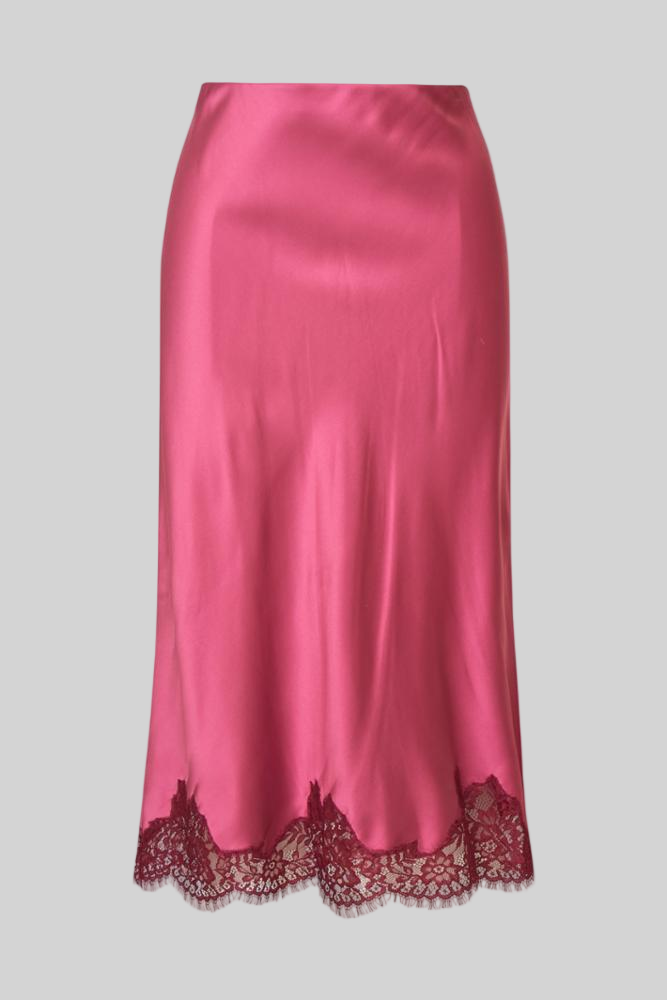 Malina Skirt in Deep Rose