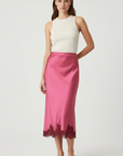 Malina Skirt in Deep Rose
