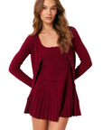 Martti Cardigan in Spiced Berry
