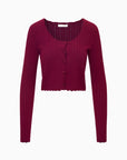 Martti Cardigan in Spiced Berry