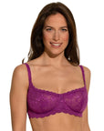 Never Say Never Balconette Bra in Swiss Beet