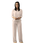 Cozy Long Lounge Set in Rosewater