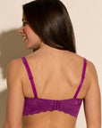 Never Say Never Balconette Bra in Swiss Beet