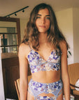 Bonnie Garter Belt in Blue