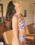 Bonnie Garter Belt in Blue