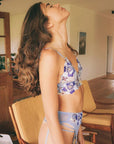 Bonnie Garter Belt in Blue