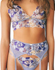 Bonnie Garter Belt in Blue