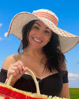 Cappello Large Hat in Rubino