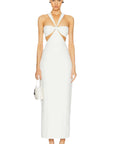 Sans Faff Elizabeth Evening Gown in White