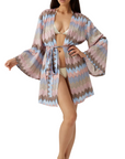 Anna Kaftan in Zig Zag Stripe