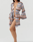 Anna Kaftan in Zig Zag Stripe