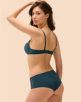 Saga Boyshort in Prestige Blue