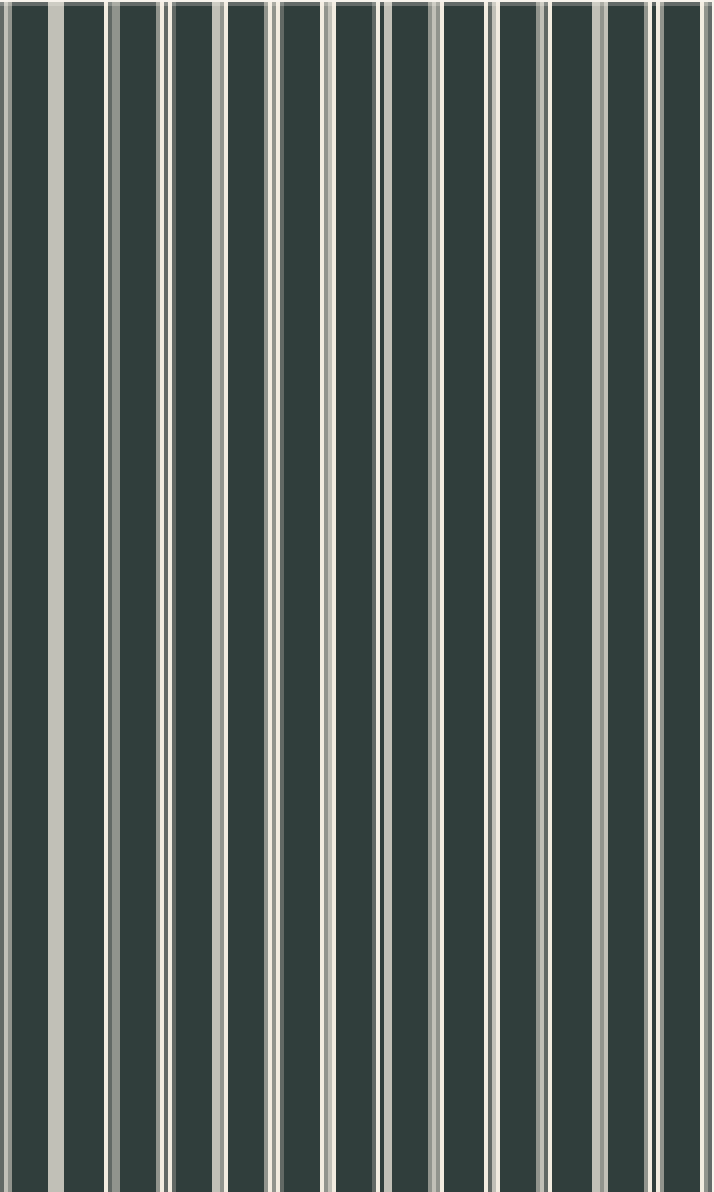 Gisele Long PJ Set in Duo Stripe Pine/Ivory